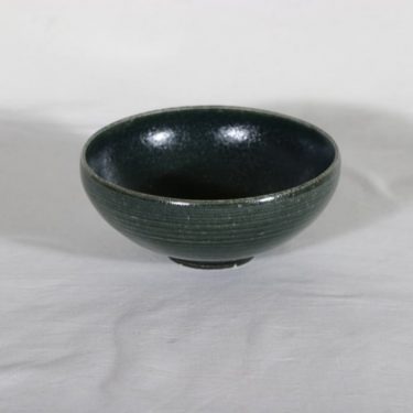 Arabia bowl, signed, designer Liisa Hallamaa, small, hand-drifted