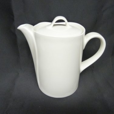 Arabia Tuuli coffee jug, white, designer Heljä Liukko-Sundström