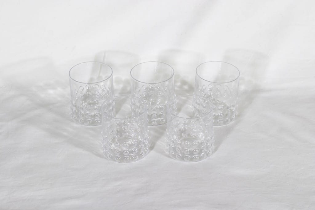 Riihimäen lasi Grappo lasit, 18 cl, 5 kpl, suunnittelija Nanny Still, 18 cl