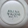 Arabia Aurinkoruusu soup plates, designer Hilkka-Liisa Ahola, signed, hand-painted, 2