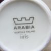 Arabia Iiris mokkakupit, kulta, 2 kpl, suunnittelija Anja Jaatinen-Winquist, pieni, serikuva kuva 3