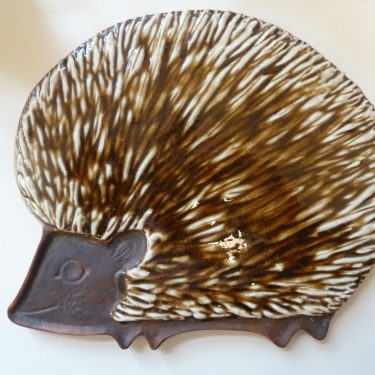 Arabia Siili decorative plate, big, hand-painted, signed