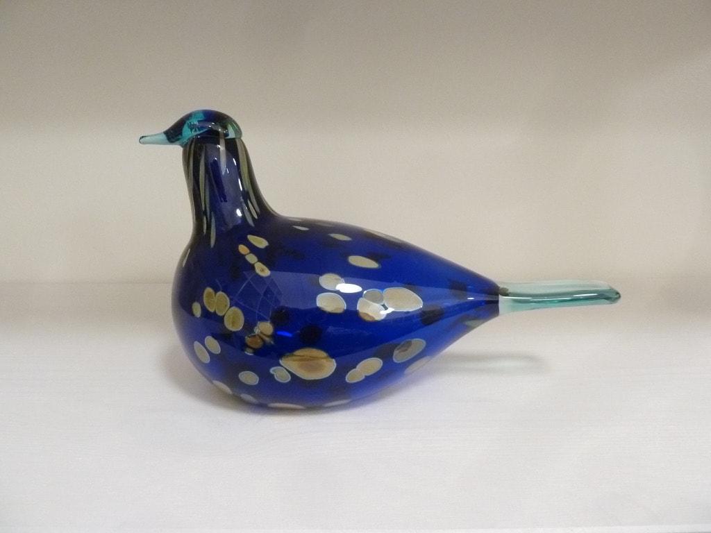 Nuutajärvi bird Sinikki limited edition, Oiva Toikka - Laatutavara.com
