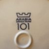 Arabia koristelautanen, Arabia 101 vuotta, suunnittelija Raija Uosikkinen, Arabia 101 vuotta, serikuva, maisema-aihe kuva 2