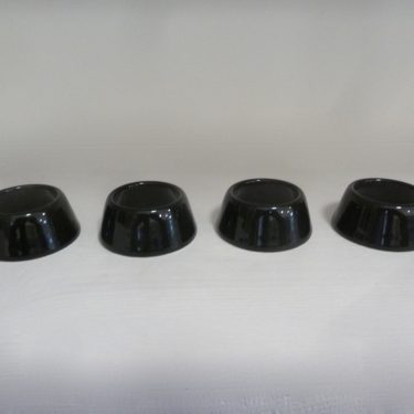Arabia Kilta egg rings, black, 4 pcs