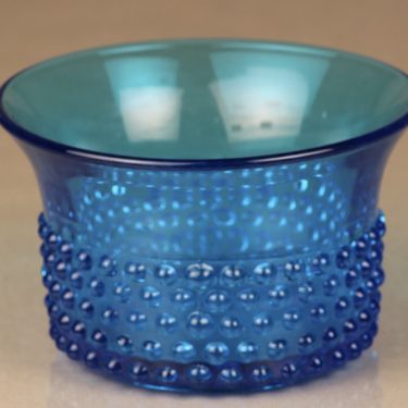 Nuutajärvi Näppyläkulho bowl, designer Saara Hopea, turquoise