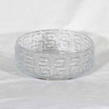 Riihimäen lasi Taalari bowl, clear, designer Tamara Aladin