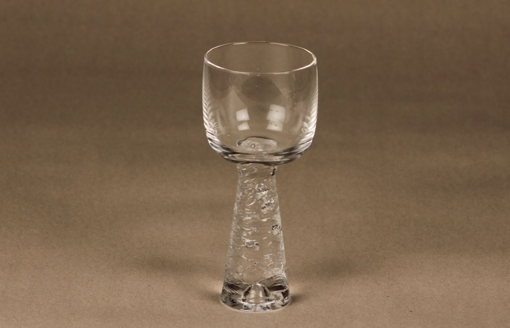 Iittala Arkipelago white wine glass, clear, Timo Sarpaneva