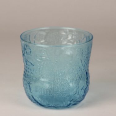Nuutajärvi Fauna bowl, turquoise, designer Oiva Toikka, 1 l