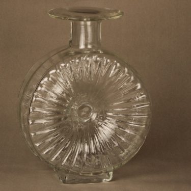 Riihimäen lasi Aurinkopullo decorative bottle, 4/4, designer Helena Tynell, biggest size