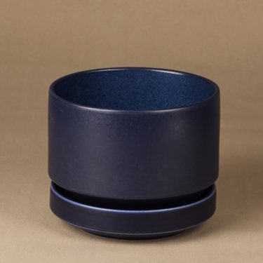Arabia SN1 flowerpot, dark blue, designer Richard Lindt