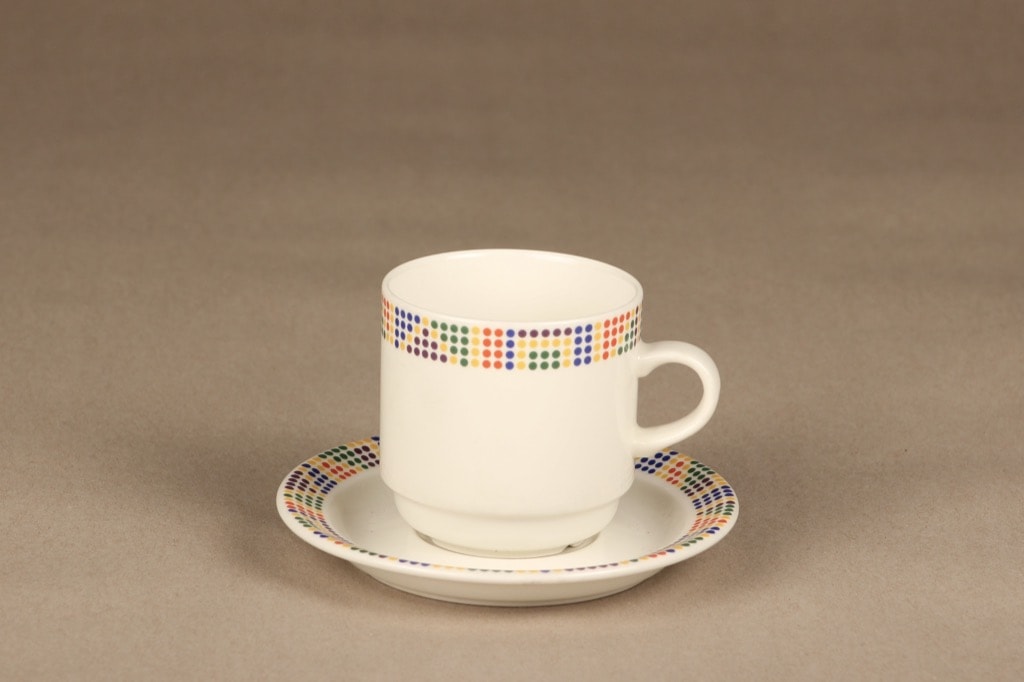 Arabia Bon Appetit coffee cup, multicolour, Heikki Orvola