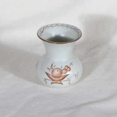 Arabia Pomona vase, hand-painted, Raija Uosikkinen