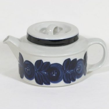 Arabia Anemone teekannu, 1.33 l, suunnittelija Ulla Procope, 1.33 l, käsinmaalattu, signeerattu