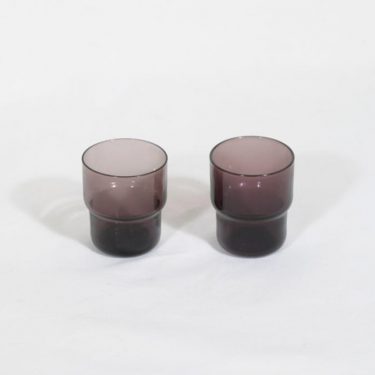 Nuutajärvi Pinottava lasi lasit, 3 cl, 2 kpl, suunnittelija Saara Hopea, 3 cl, pieni