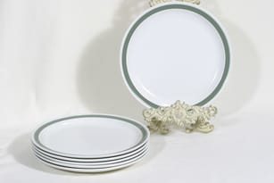 Arabia Taverna dinner plates, 6 pcs, stripe decorative