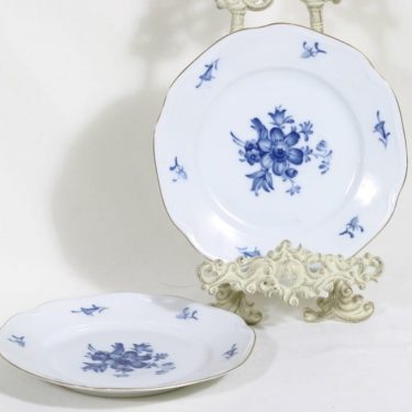 Arabia FQ plates, flower decorative, 2 pcs, small, copper ornament