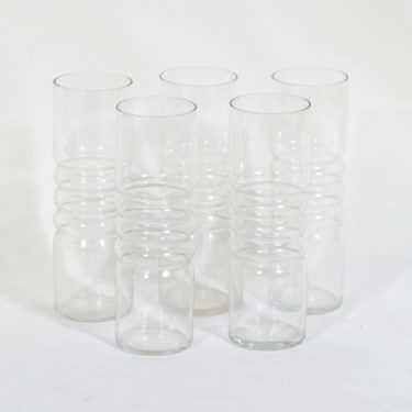 Riihimäen lasi Tzarina lasit, 30 cl, 5 kpl, suunnittelija Nanny Still, 30 cl