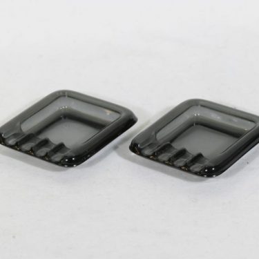 Nuutajärvi tuhka-astiat, harmaa, 2 kpl, suunnittelija Saara Hopea, pieni