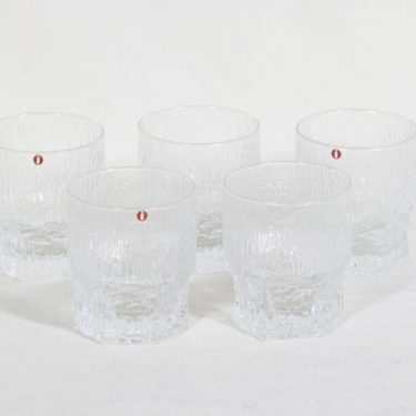 Iittala Aslak lasit, 25 cl, 5 kpl, suunnittelija Tapio Wirkkala, 25 cl