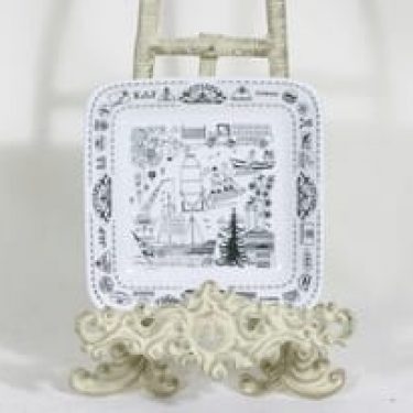 Arabia G vati, kuparipainokoriste, suunnittelija , kuparipainokoriste, pieni, tilattu koriste