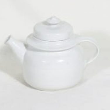 Arabia GD teepannu, valkoinen, suunnittelija , pieni, koristelematon