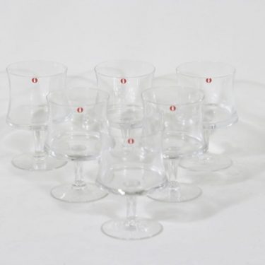 Iittala Romantica lasit, 16 cl, 6 kpl, suunnittelija Tapio Wirkkala, 16 cl