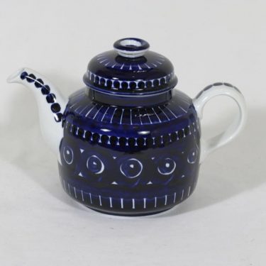 Arabia ND 2 tea pot, hand-painted, designer Ulla Procope, hand-painted, signed