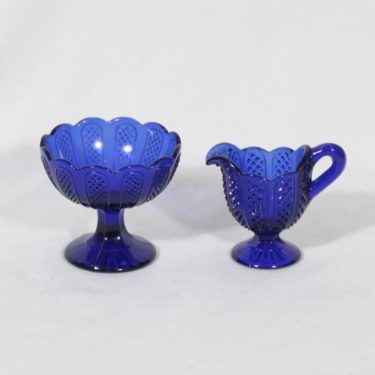 Nuutajärvi sokerikko ja kermakko, koboltinsininen, suunnittelija ,