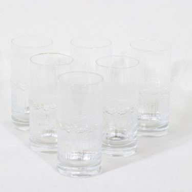 Iittala Niva grogilasit, 33 cl, 6 kpl, suunnittelija Tapio Wirkkala, 33 cl, pieni
