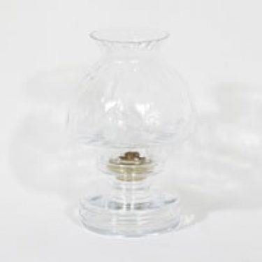 Riihimäen lasi Apollo kynttilälyhty, kirkas, suunnittelija Nanny Still, rihlakoriste