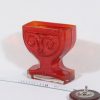 Riihimäen lasi Viktoriana maljakko, punainen, suunnittelija Helena Tynell,  kuva 2