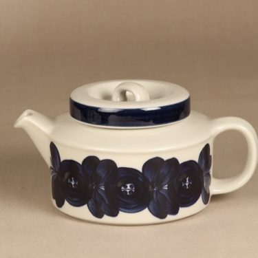 Arabia Anemone tea pot, hand-painted designer Ulla Procope