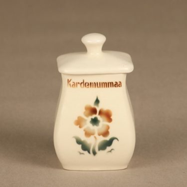 Arabia EB1 spice jar, cardamom, small, blown decoration