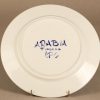 Arabia Valencia plate, designer Ulla Procope, hand-painted, signed, 3