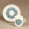 Arabia Marina II kahvikuppi ja lautaset, sinivihreä, suunnittelija Anja Jaatinen-Winquist, serikuva kuva 2