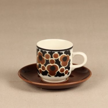 Arabia Kara kahvikuppi, monivärinen, suunnittelija Anja Jaatinen-Winquist, serikuva