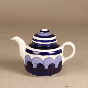 Arabia Paju tea pot, designer Ulla Procope, hand-painted, signed