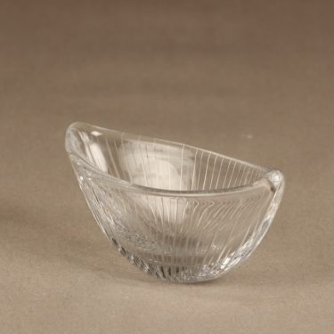 Iittala 3348 art glass, line polished, designer Timo Sarpaneva, crystal