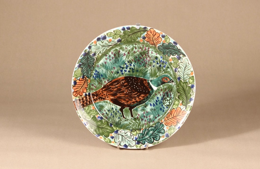 Arabia Pro Arte Hubertus plate, Pheasant, Dorrit von Fieandt
