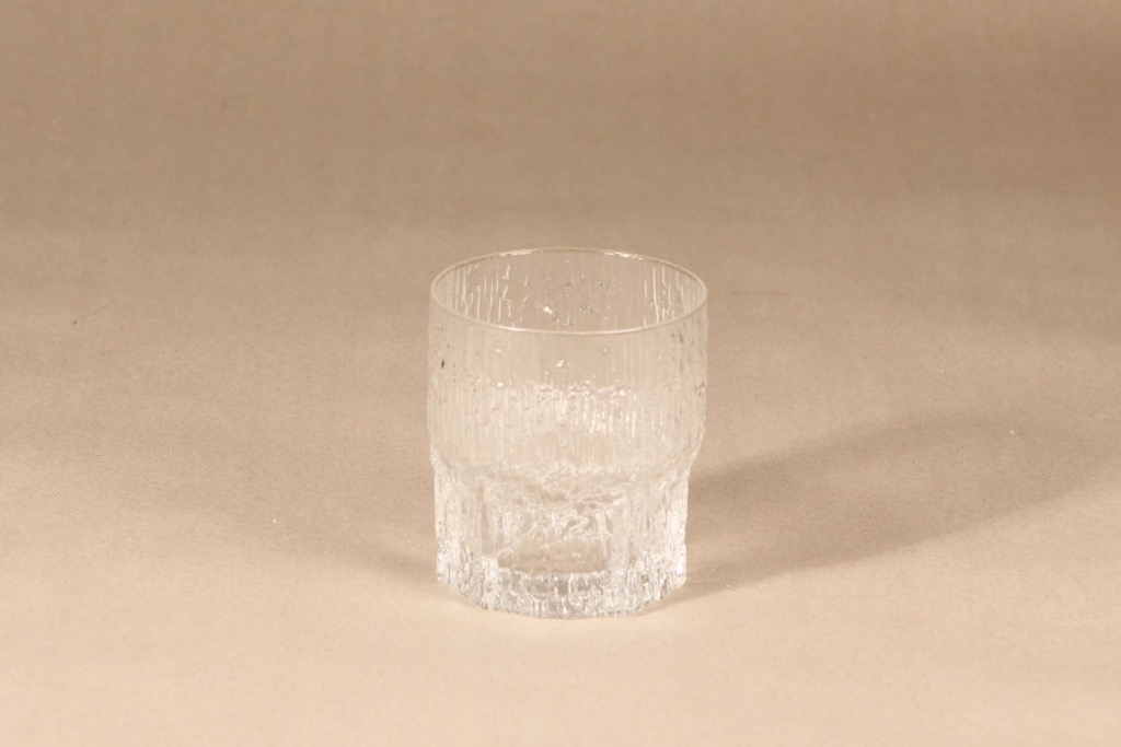 Iittala Aslak whiskey glass, clear, Tapio Wirkkala