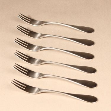 Hackman Mango forks, silver-colored 6 pcs
