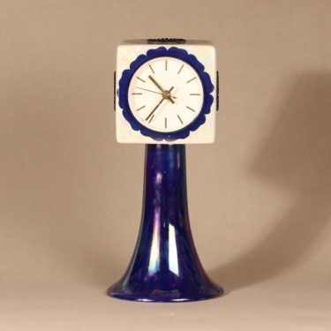 Arabia clock, hand-painted, designer Birger Kaipiainen