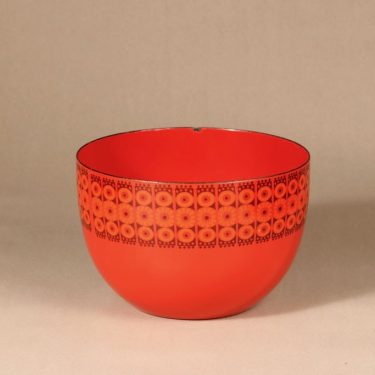 Finel Kehrä bowl 3 l, red designer Raija Uosikkinen,