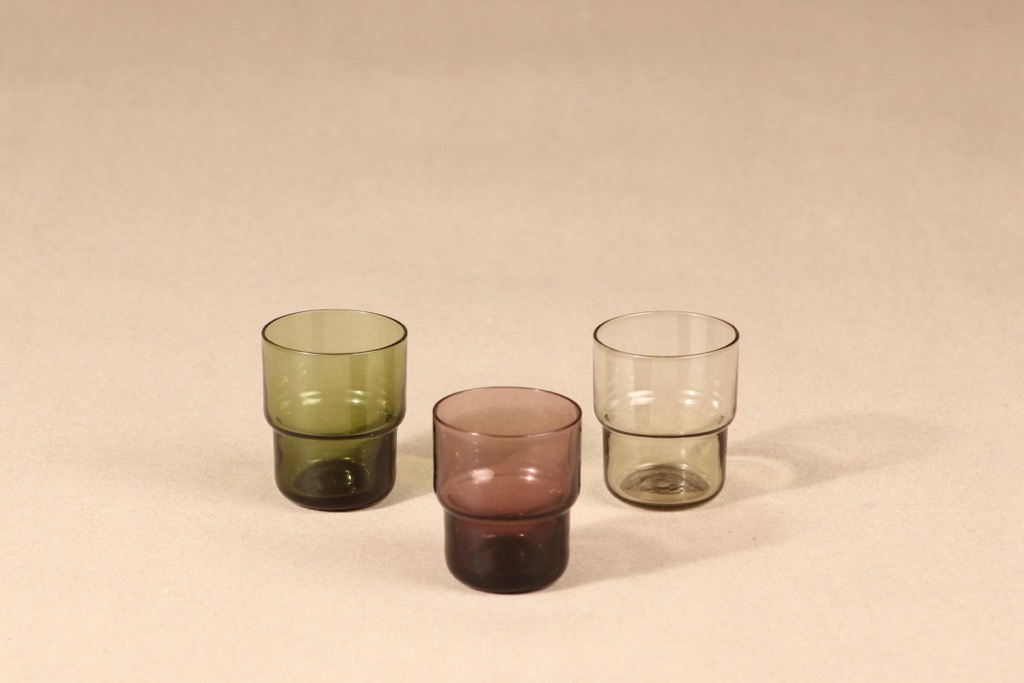 Riihimäen lasi Pinottava shot glass, 3 cl, 3 pcs, Saara Hopea