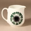 Arabia Asteri jug, black-green, flower decoration, silk screening, 2