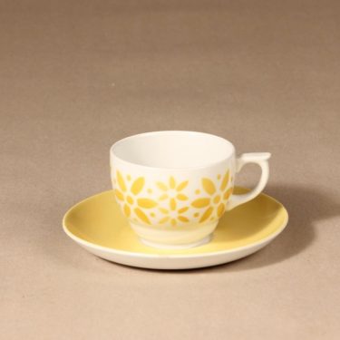 Arabia ML coffee cup, blown decoration, retro