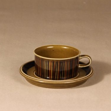 Arabia Kosmos tea cup, blown decoration, Gunvor Olin-Grönqvist
