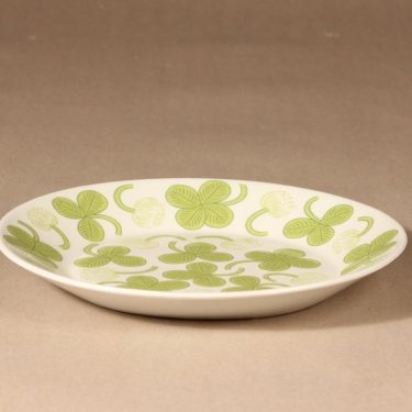 Arabia Apila plate, oval, shallow, designer Birger Kaipiainen, silk screening