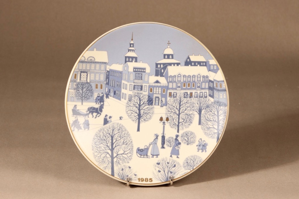Arabia Christmas plate 1985, Raija Uosikkinen - Laatutavara.com